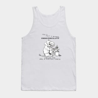 Age Is Just A Number Birthday Elephant Humor Tank Top